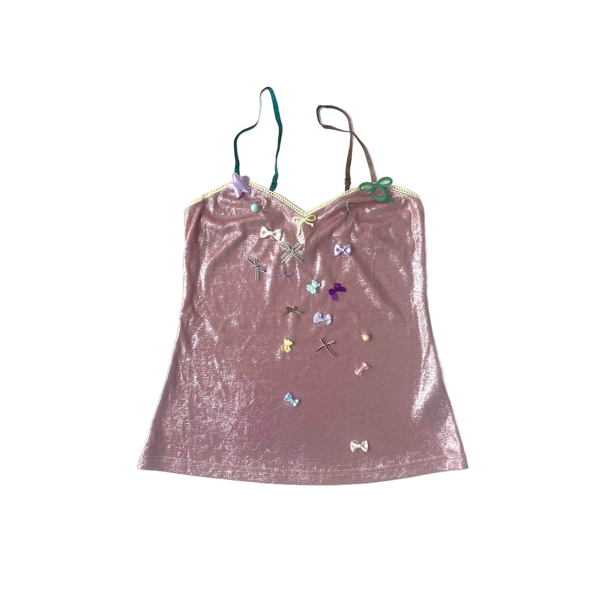 Flamingo Glossy Coated Sprinkle Cake Top