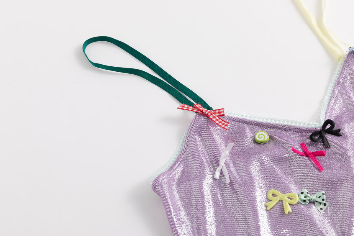 Lavender Glossy Coated Sprinkle Cake Top
