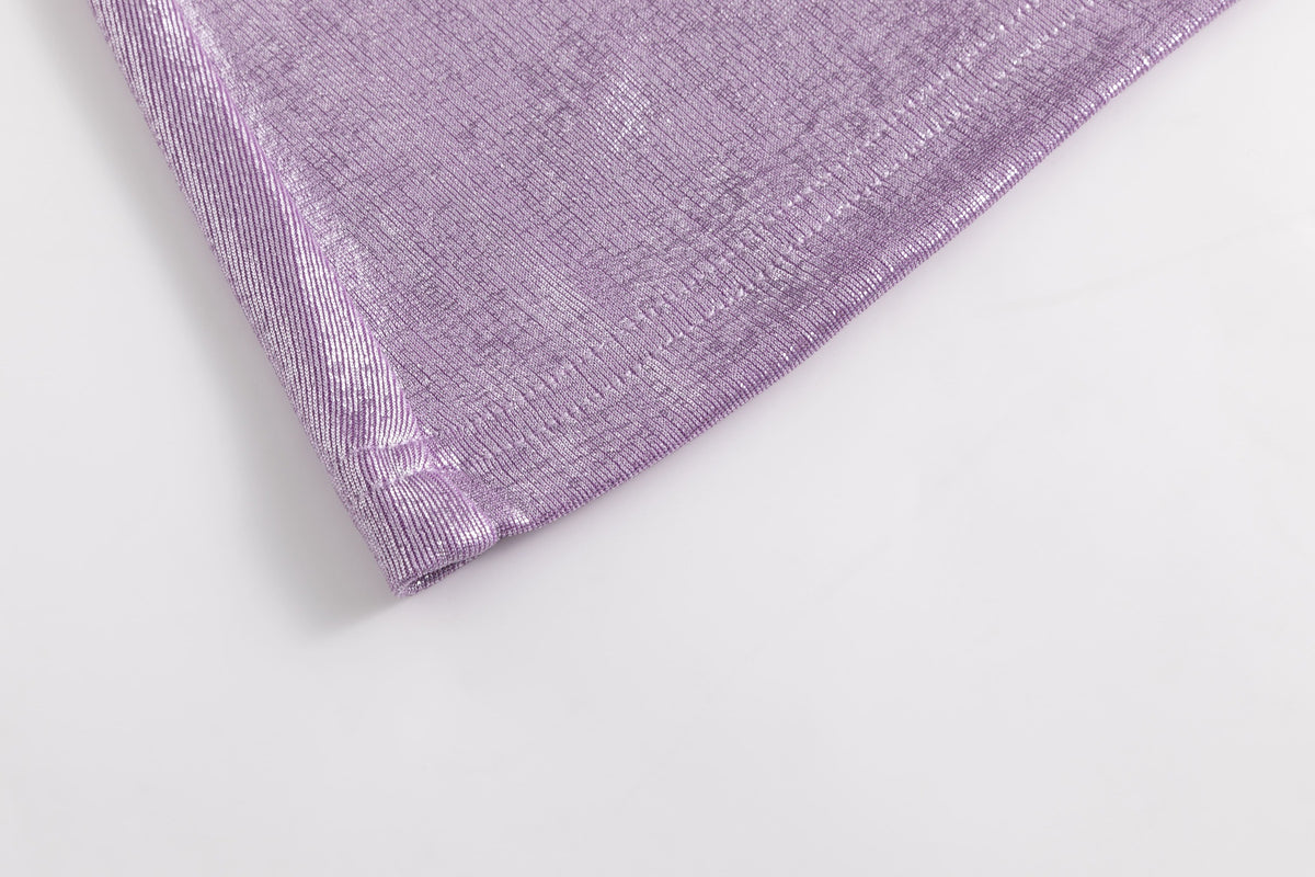 Lavender Glossy Coated Sprinkle Cake Top