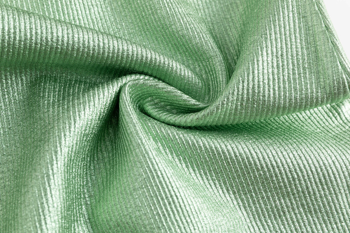 Glossy Grass Coated Rib Vest Mini Bows Dress