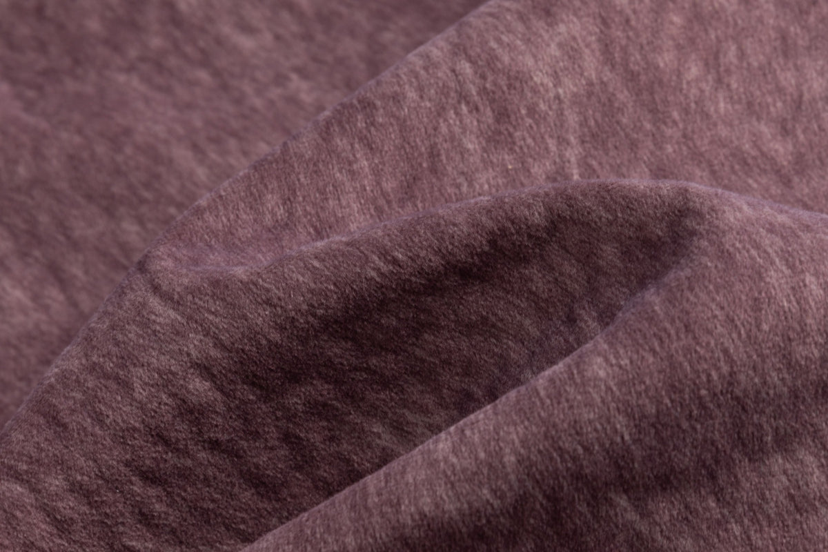 Purple Porcelain Suede Organza Patchwork Skirt