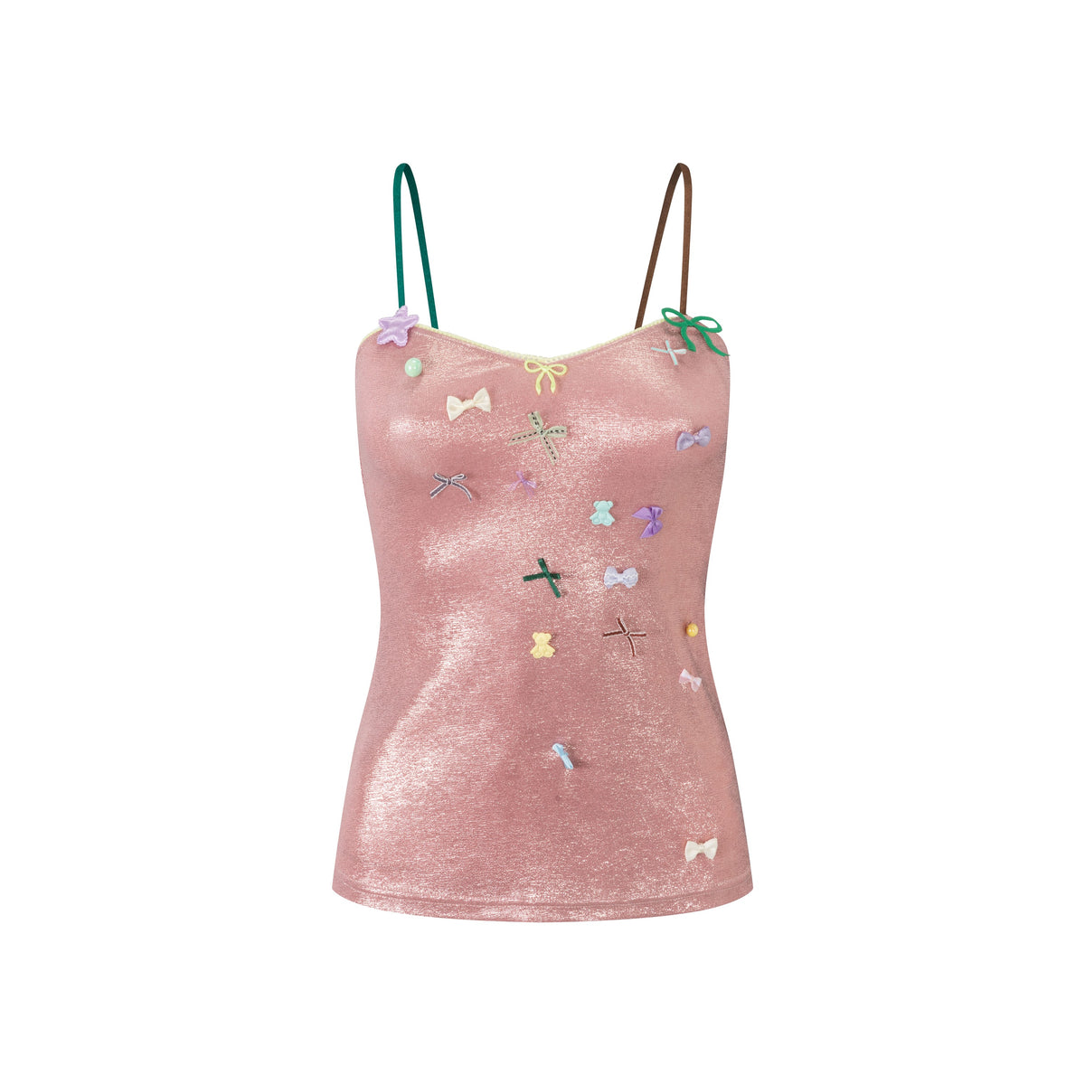 Flamingo Glossy Coated Sprinkle Cake Top