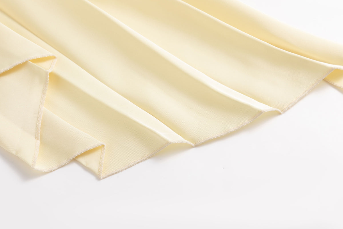 Benedict Satin Pleated Midi Skirt