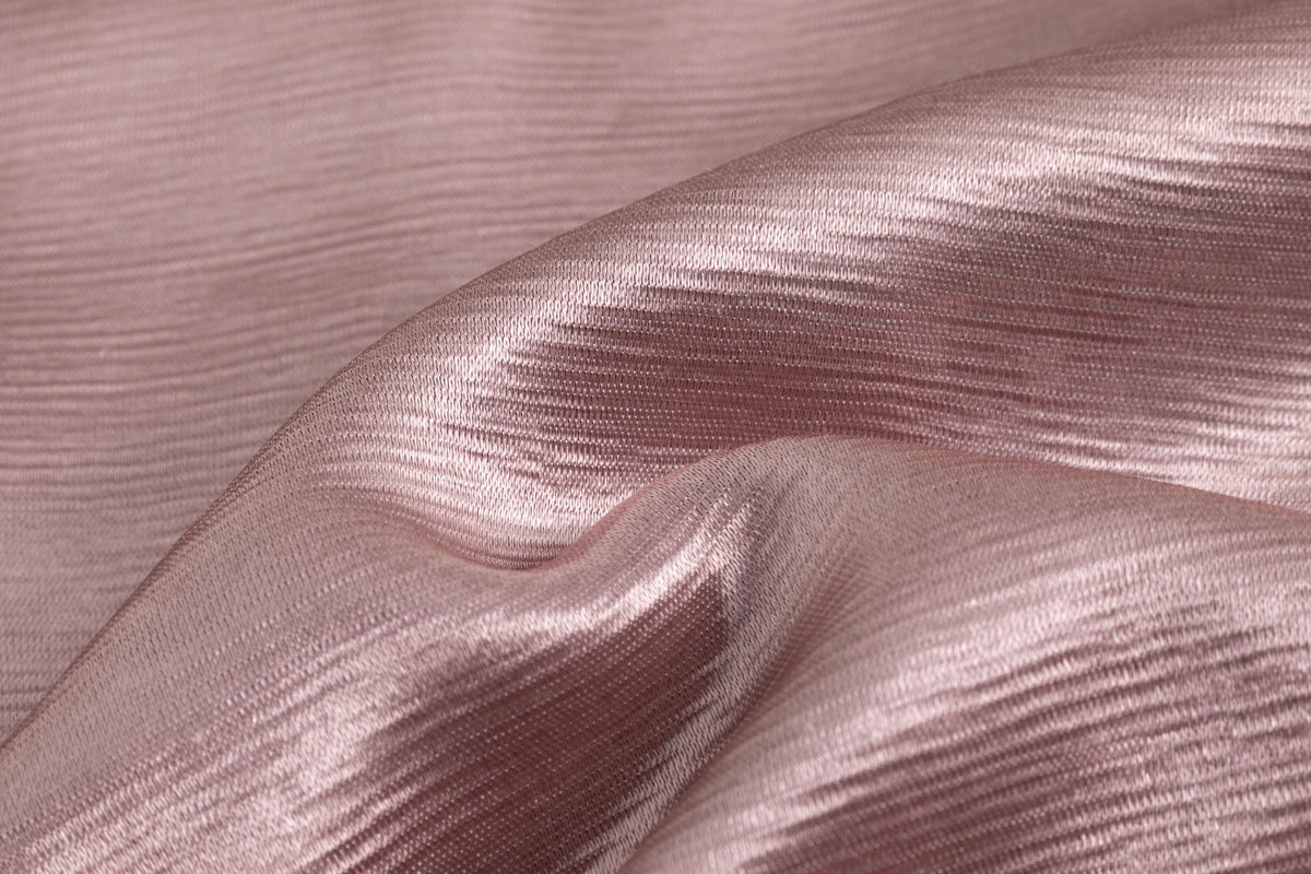 Pastel Pink Wavy Satin Skirt Halter Top