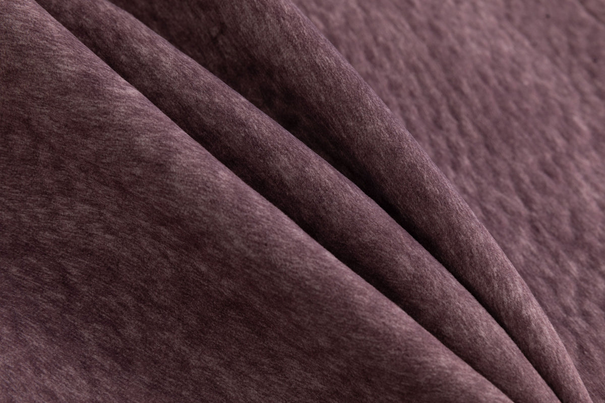 Purple Suede Sequins Belted Wrap Skirt