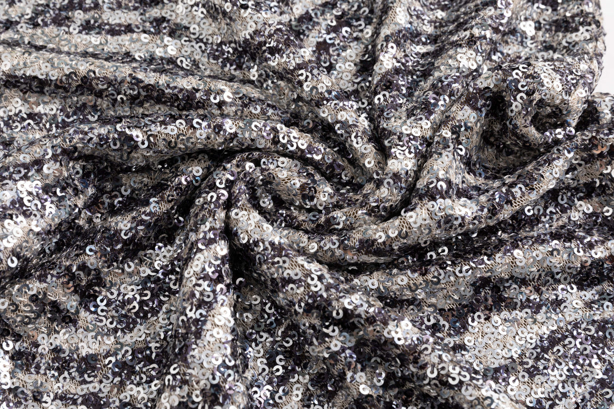 Zebra Sequin Jersey T-Shirt