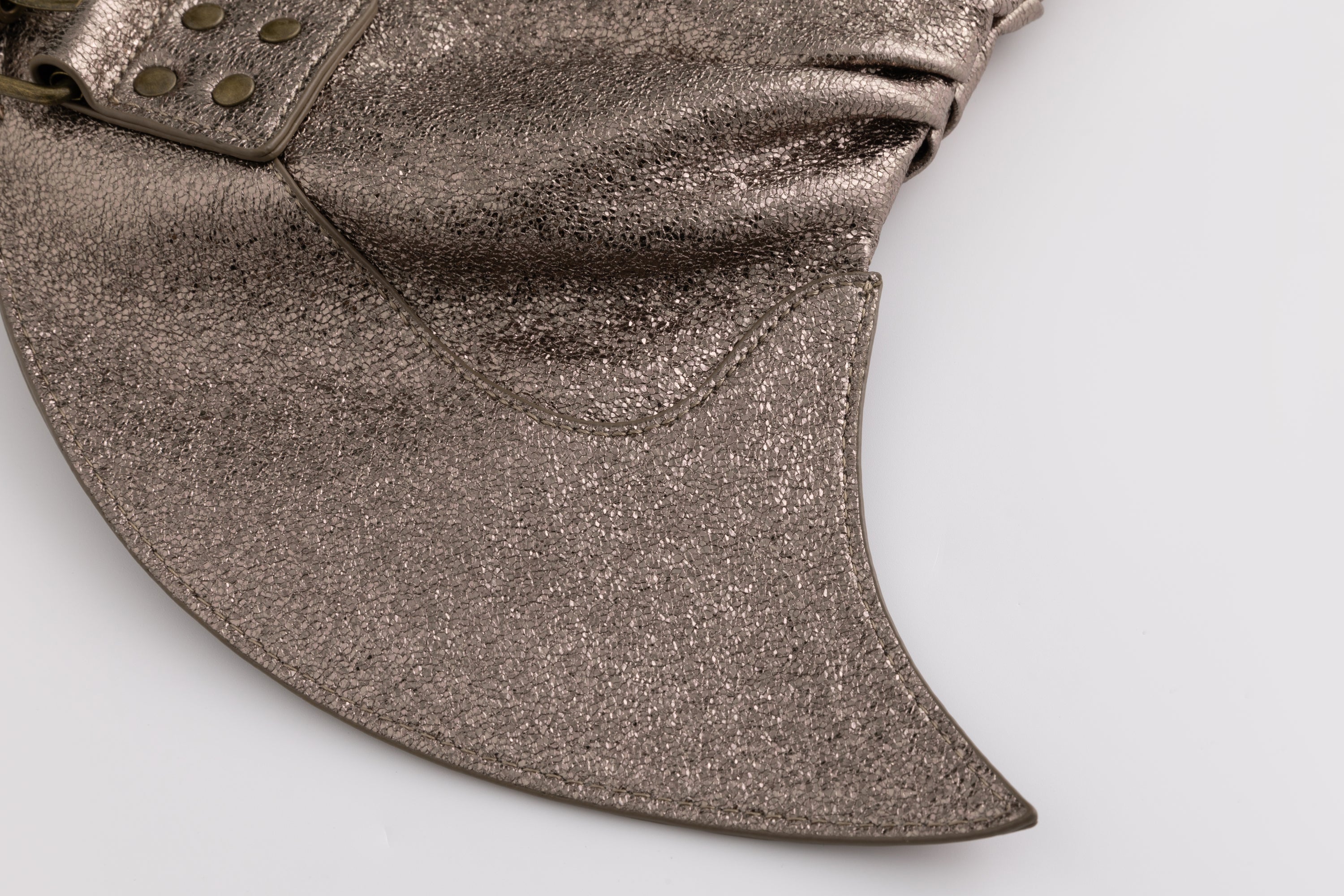 The Croissant Bag Metallic Bronze