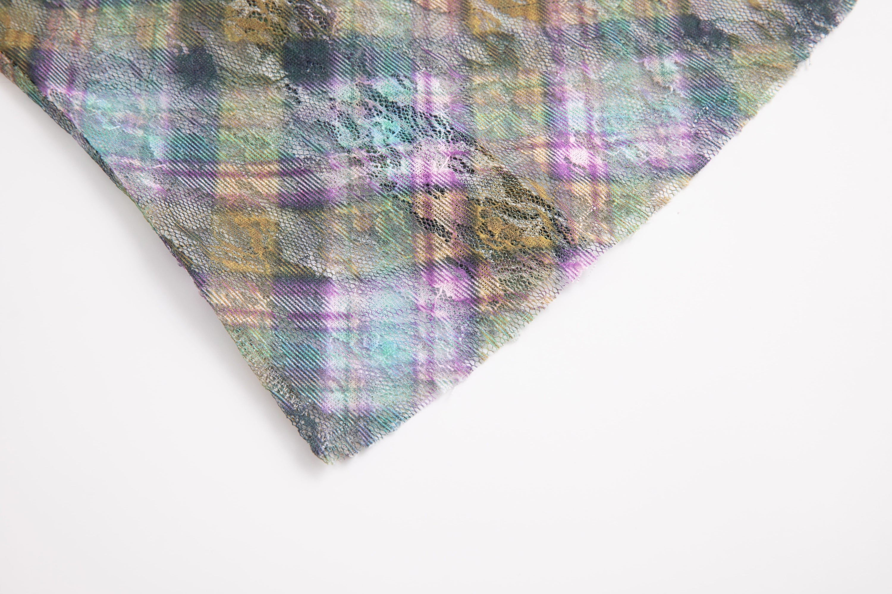 Plaid Lace Off Shoulder Top Kaleido