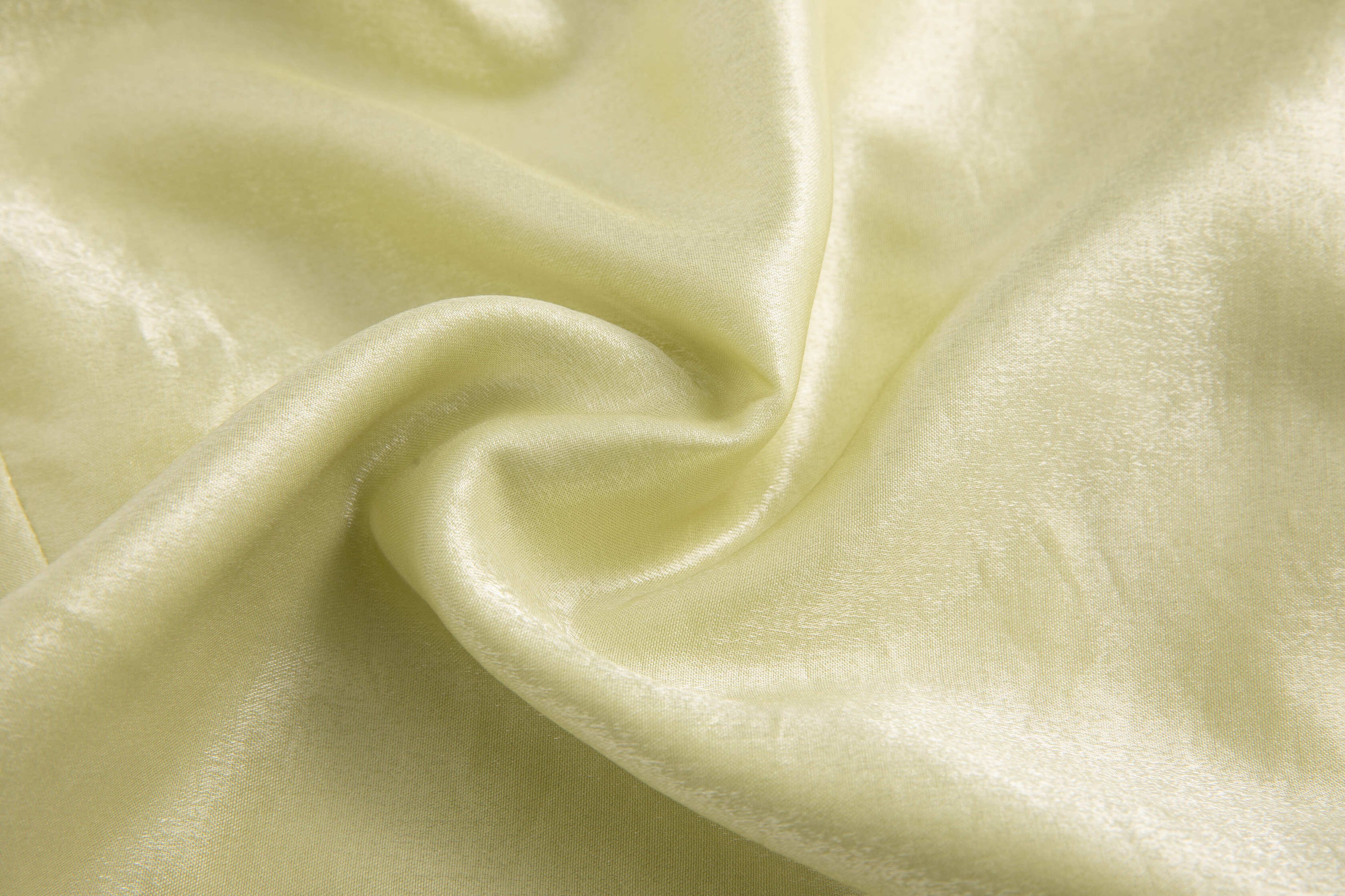 Lemon Glossy Satin Dress