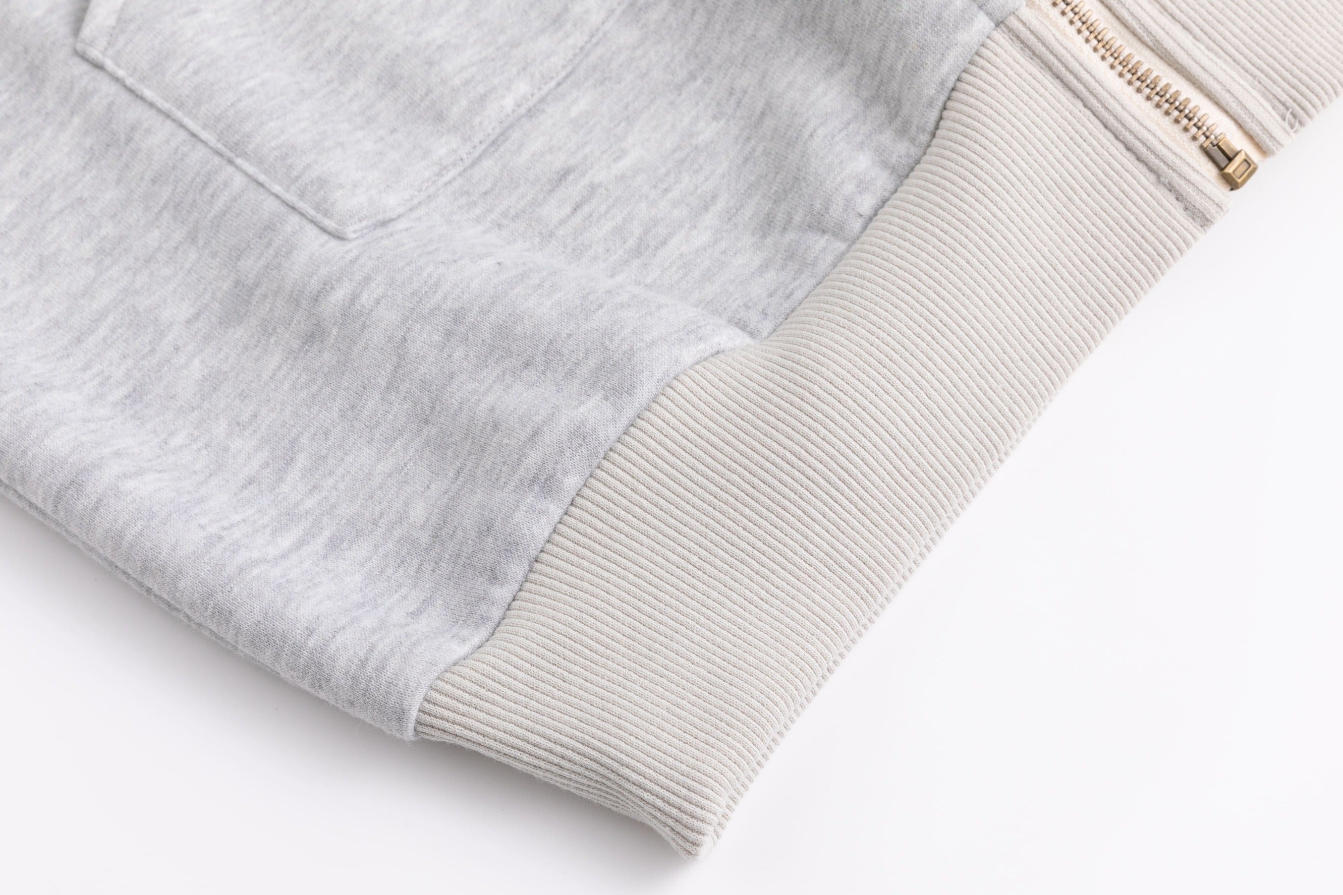 4-DrawString Hoodie Light Grey