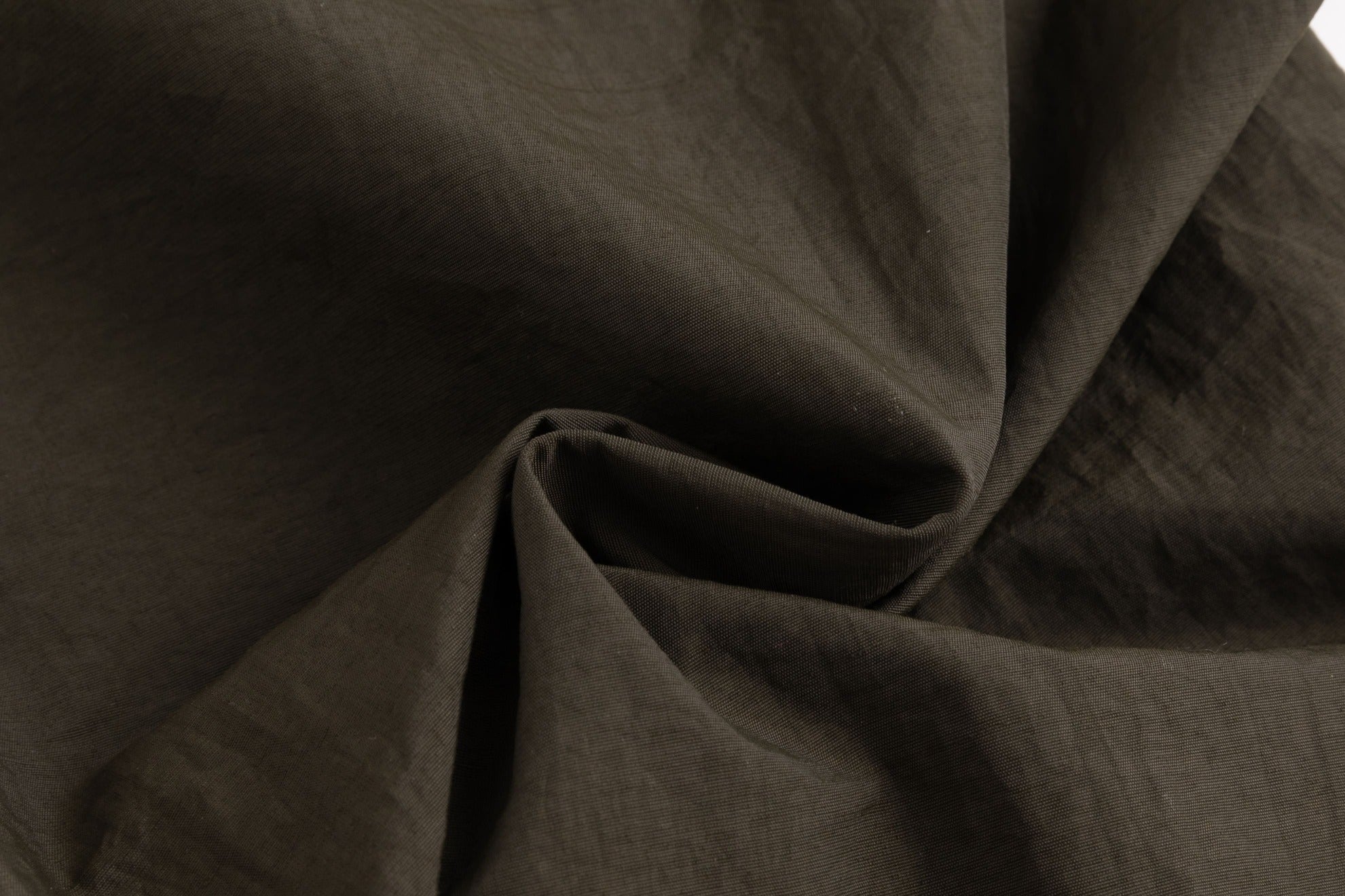 4-string nylon casual pants dark brown