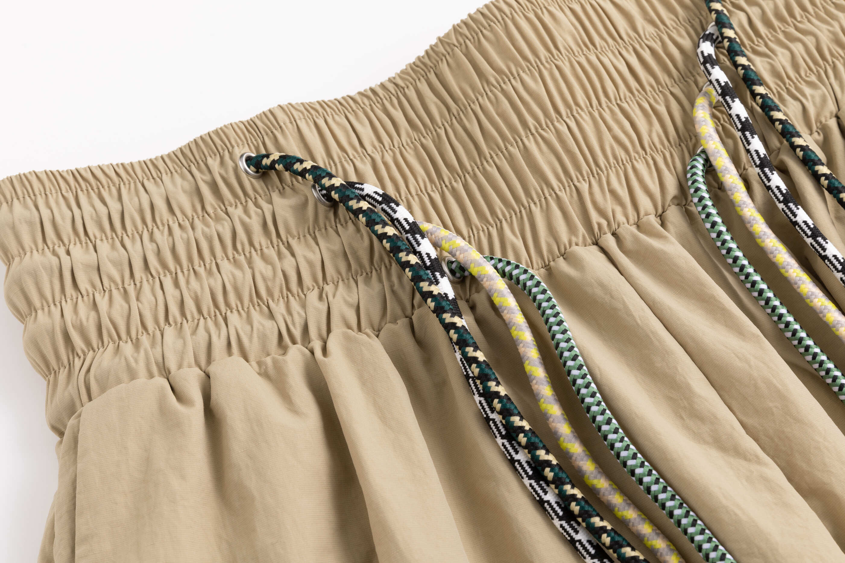 4-string nylon casual pants Khaki