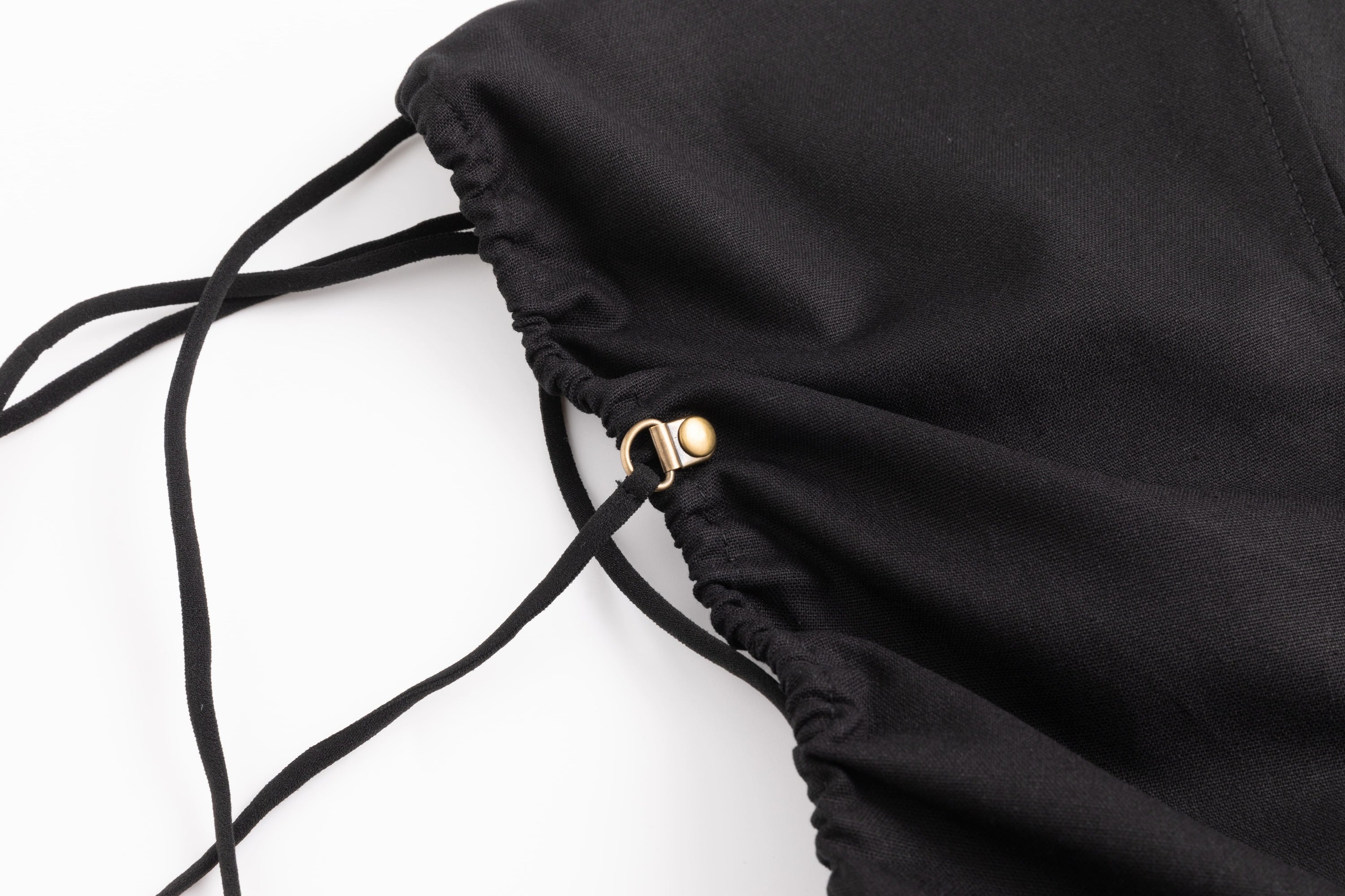 Open Back Cami Bubble Maxi Dress Black
