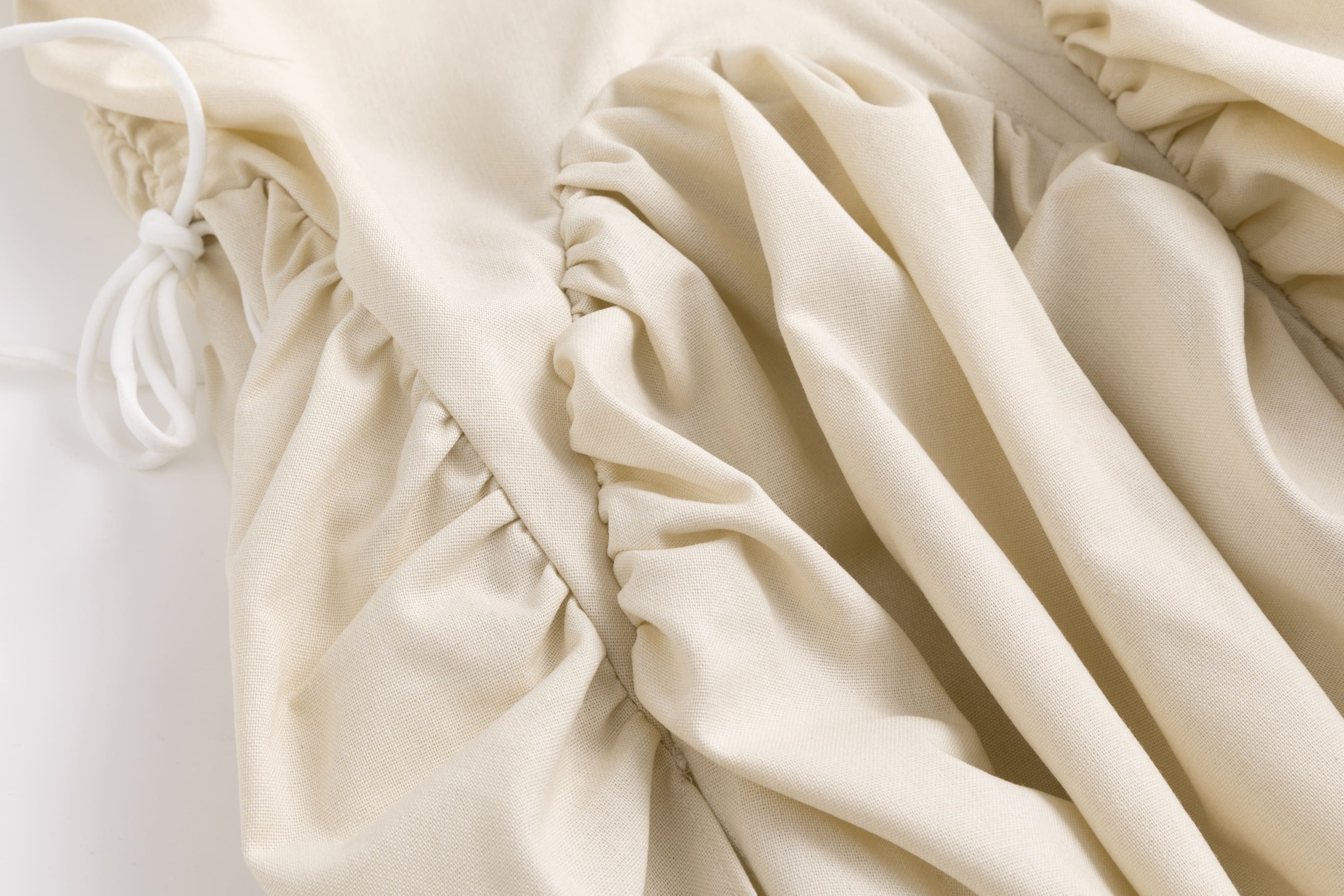 Open Back Cami Bubble Maxi Dress Ivory