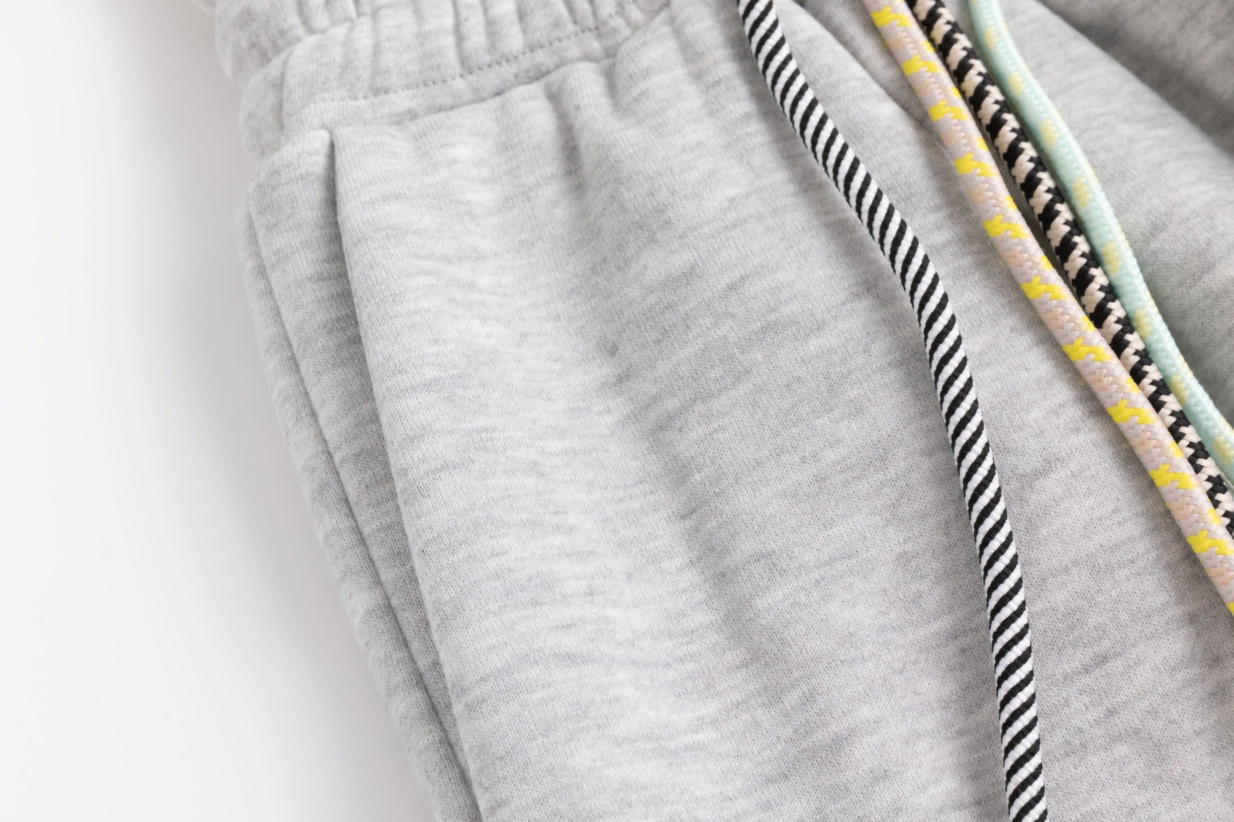 4-Drawstring Elastic Waist Band Oversized Sweat Pants