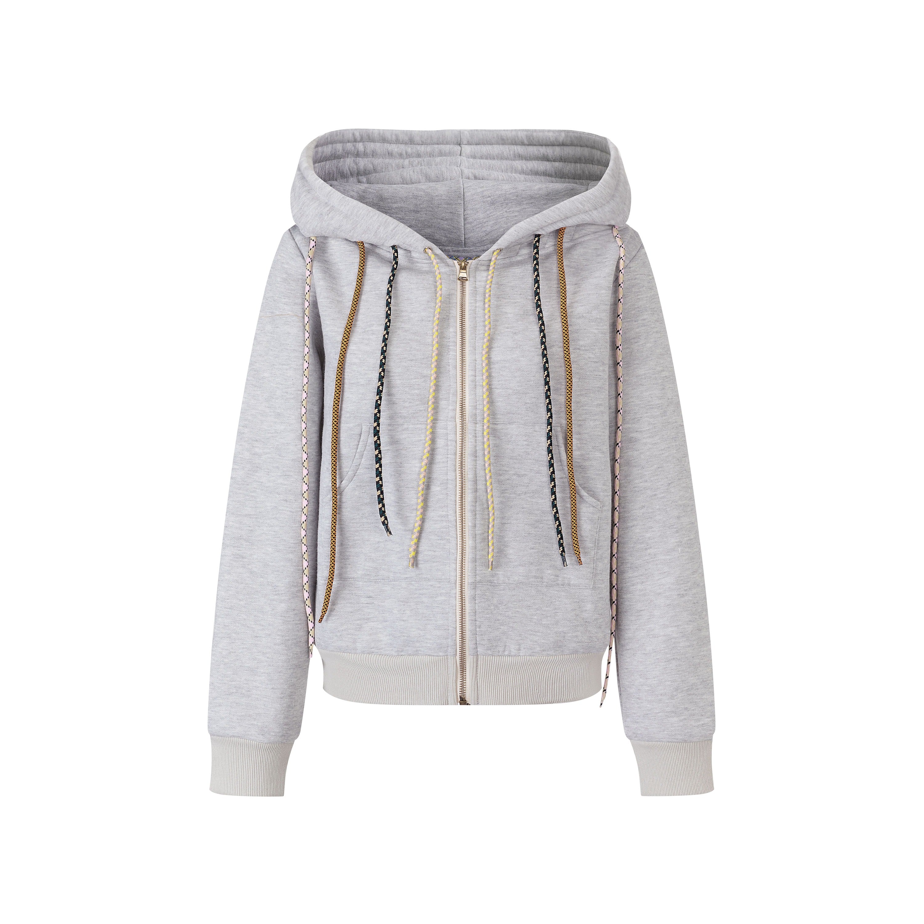 4-DrawString Hoodie Light Grey