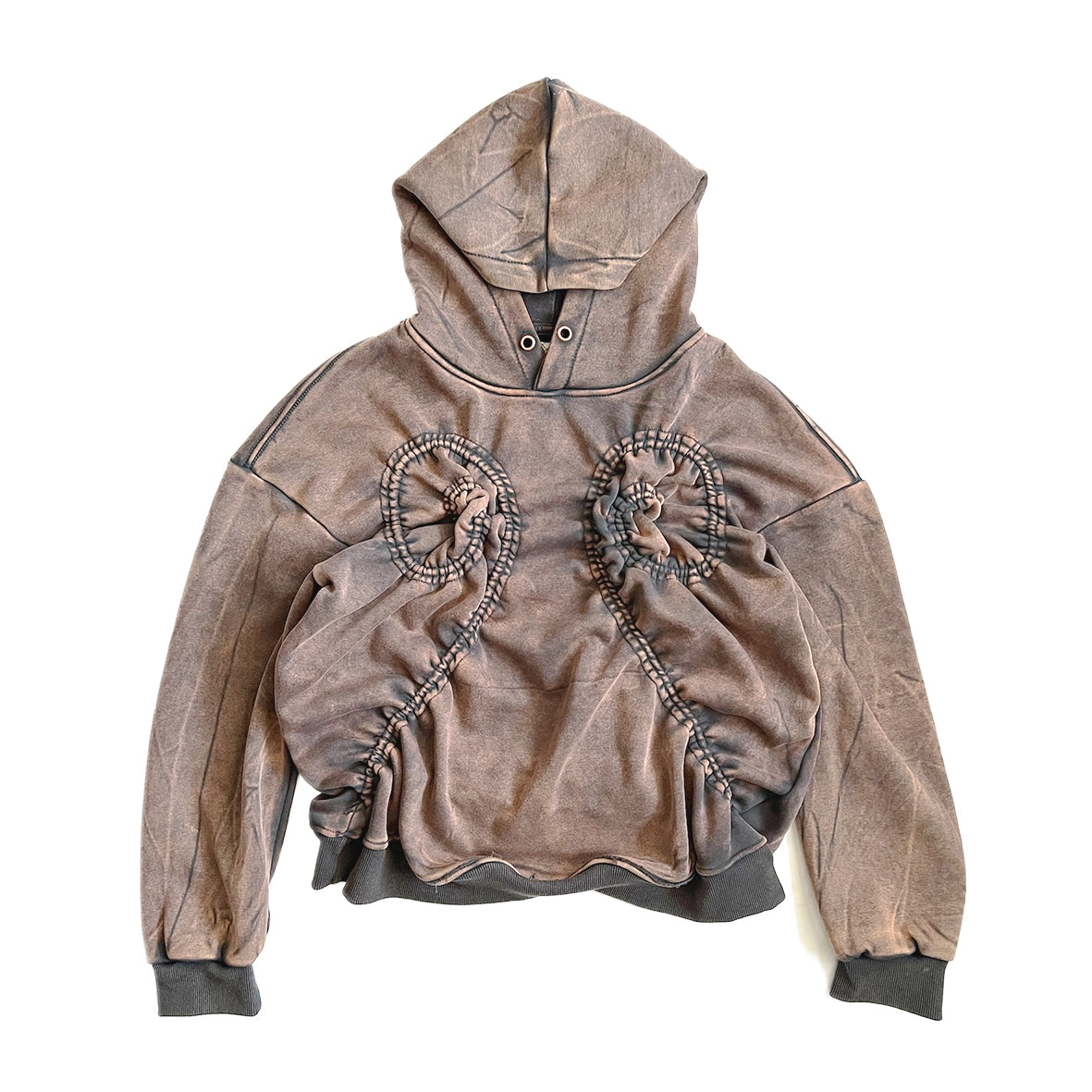 Acid Wash Swirl Hoodie