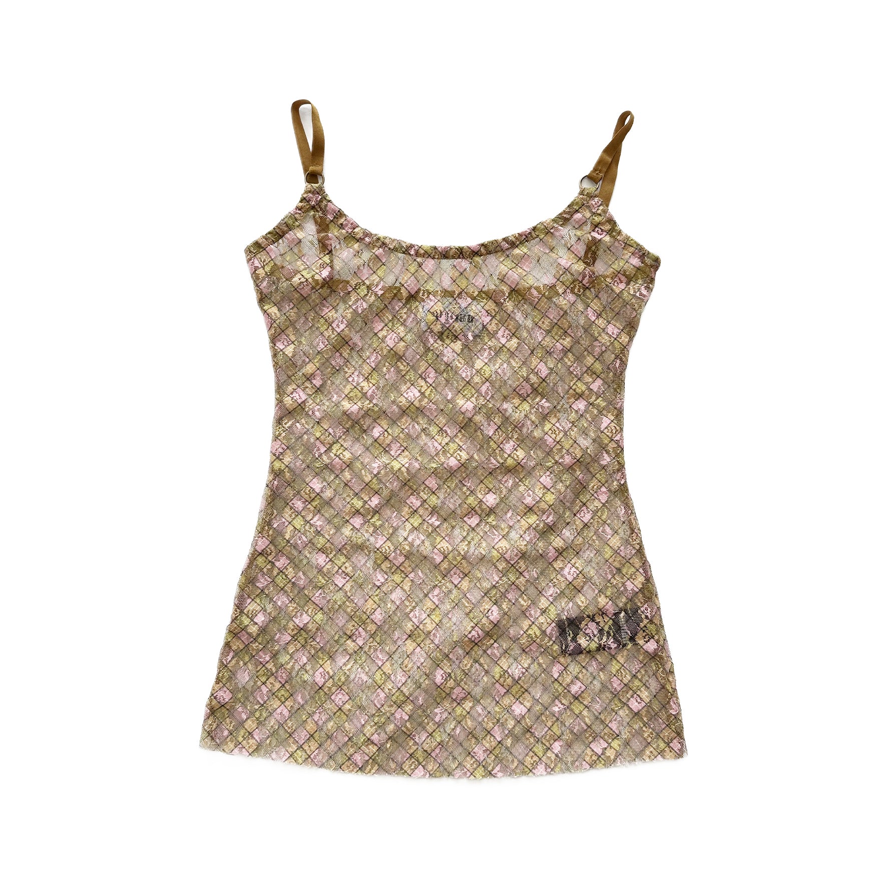 Fenlü Stretch Lace Cami Top