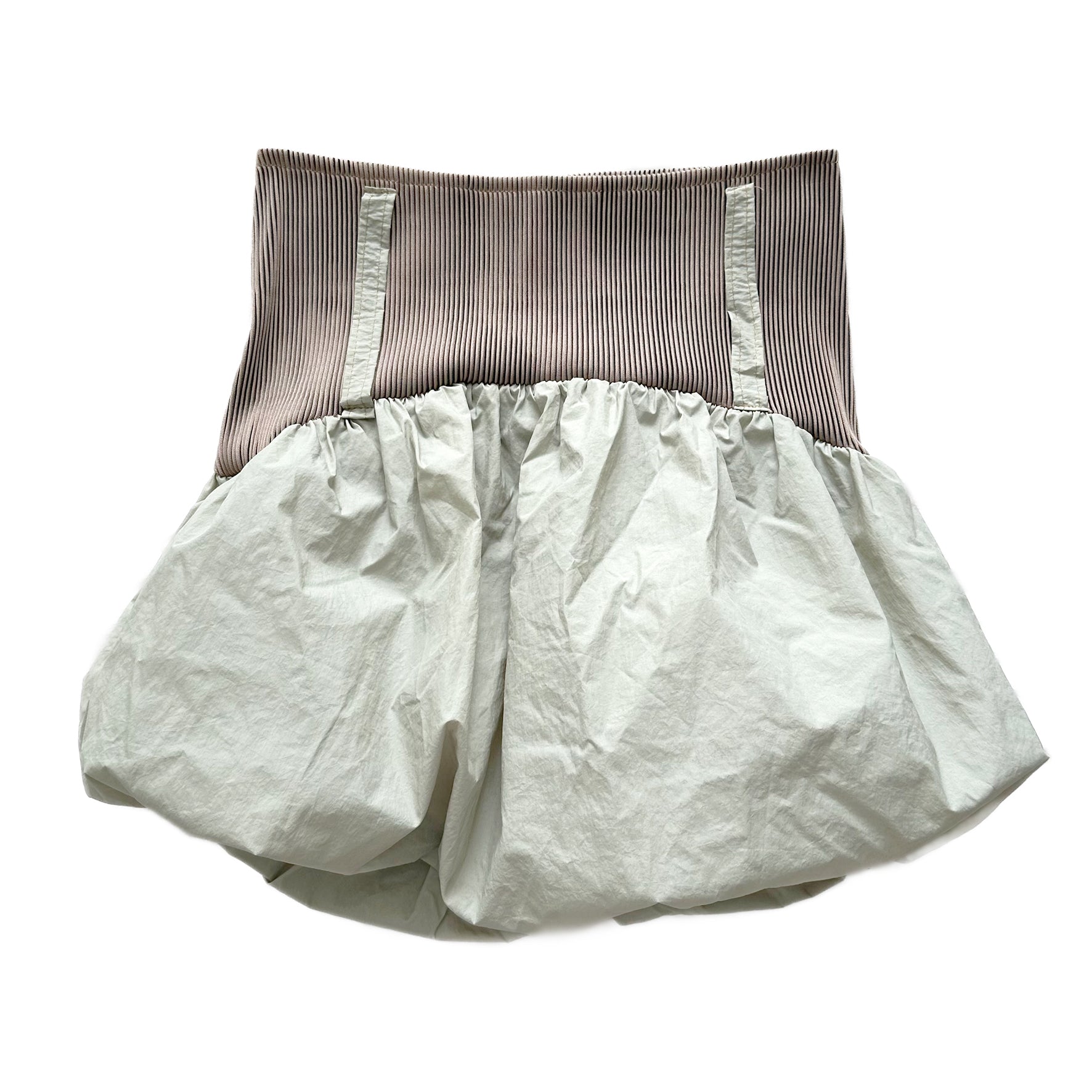 Jade highwaist mini skirt BEIGE Sサイズ ANDMARY】Jade highwaist mini skirt