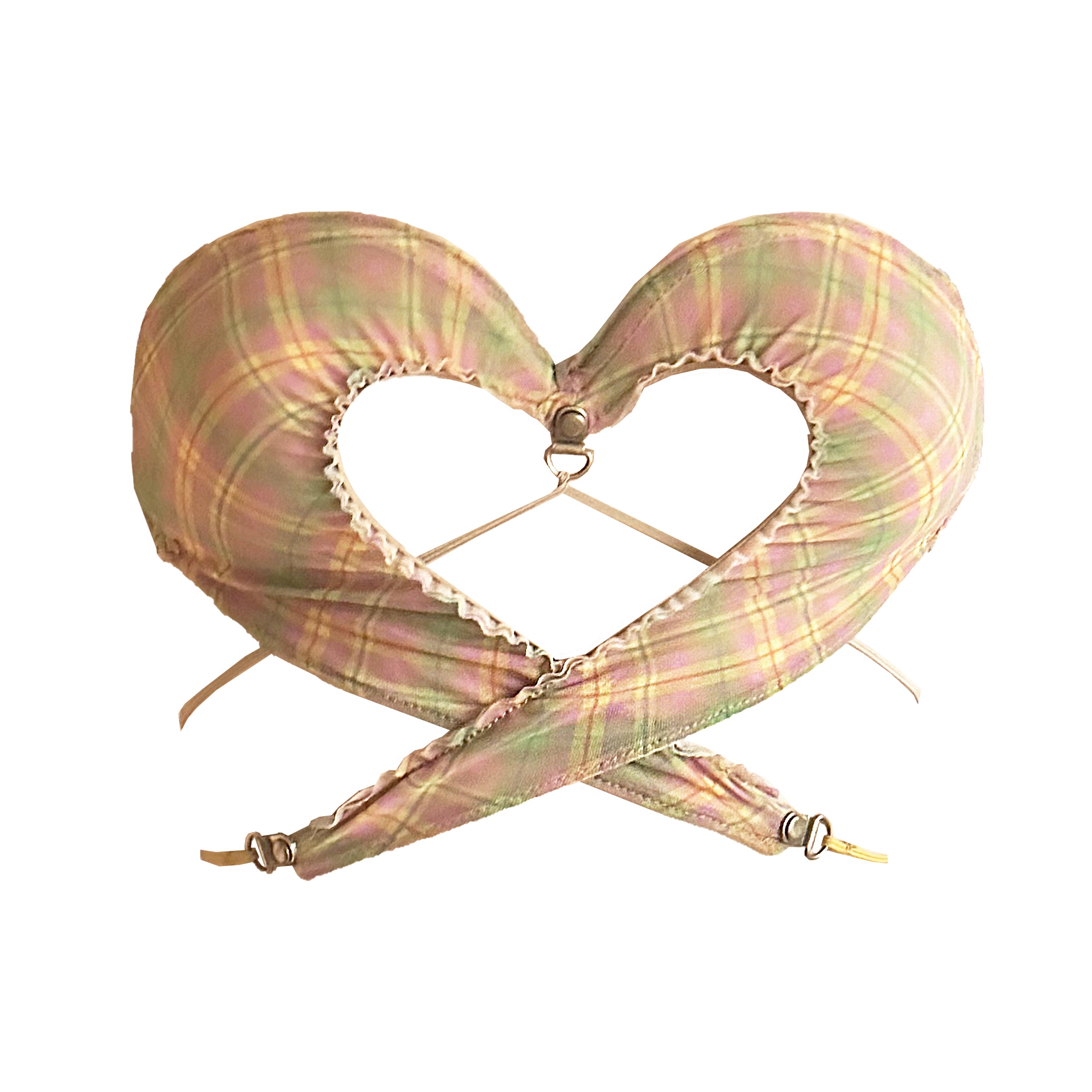 Mesh Cami Heart 4 in 1 Bikini Set